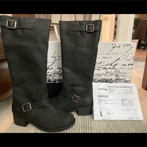 Kensie Black Neverland Boots Size 9